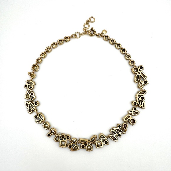 J CREW Mixed Crystal Statement Necklace - Blue Ombré - AK838 - Picture 8 of 8